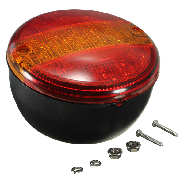 Universal LED Combination Rear Tail Stop Indicator Light Round 2 Universal LED Combination Rear Tail Stop Indicator Light Round - Image 2