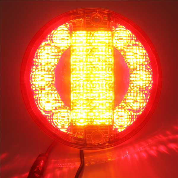 Universal LED Combination Rear Tail Stop Indicator Light Round 6 Universal LED Combination Rear Tail Stop Indicator Light Round - Image 6