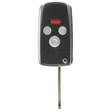 Uncut Flip Folding Remote Key Keyless Shell Case For Honda Accord 3 Button+Panic 2