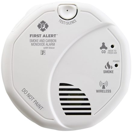 First Alert 1039839 Wireless Interconnected Smoke & Carbon Monoxide Alarm with Voice & Location 7
