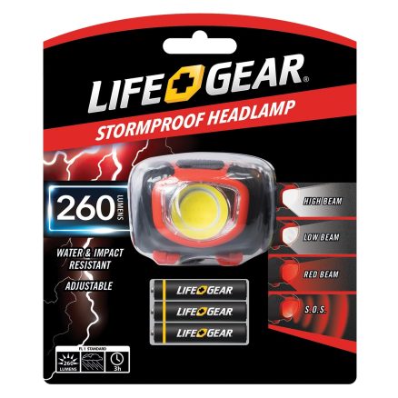 Life+Gear 41-3765 Stormproof 260-Lumen Headlamp 3