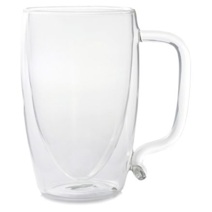 Starfrit 080061-006-0000 17-Ounce Double-Wall Glass Beer Mug 1