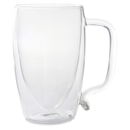 Starfrit 080061-006-0000 17-Ounce Double-Wall Glass Beer Mug 2