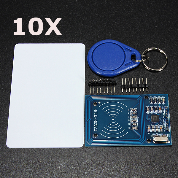 10Pcs 3.3V RC522 Chip IC Card Induction Module RFID Reader 13.56MHz 10Mbit/s Geekcreit for Arduino - products that work with official Arduino boards 2