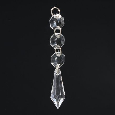 10 x Acrylic Crystal Beads Garland Chandelier Lamp Hanging Wedding Party Indoor Decor 4