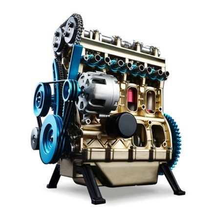 Teching V4 DM13 Four-Cylinder Stirling Engine Full Aluminum Alloy Model Collection 3