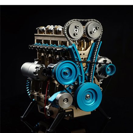 Teching V4 DM13 Four-Cylinder Stirling Engine Full Aluminum Alloy Model Collection 5