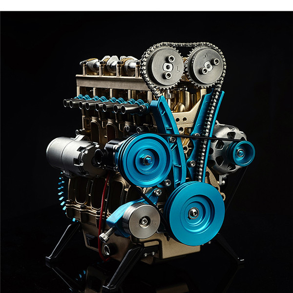 Teching V4 DM13 Four-Cylinder Stirling Engine Full Aluminum Alloy Model Collection 5 Teching V4 DM13 Four-Cylinder Stirling Engine Full Aluminum Alloy Model Collection - Image 5