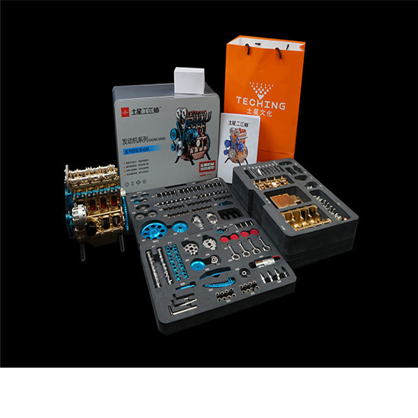 Teching V4 DM13 Four-Cylinder Stirling Engine Full Aluminum Alloy Model Collection 6 Teching V4 DM13 Four-Cylinder Stirling Engine Full Aluminum Alloy Model Collection - Image 6