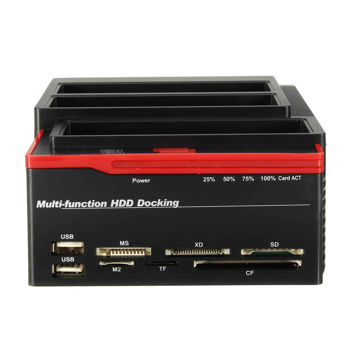 EU 2.5"3.5" USB 3.0 To SATA IDE HDD SSD Hard Drive Docking Station Offline Clone Card Reader Hub 1