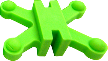 BowJax Revelation Limb Dampener Neon Green 11/16 in. 4 pk. 2