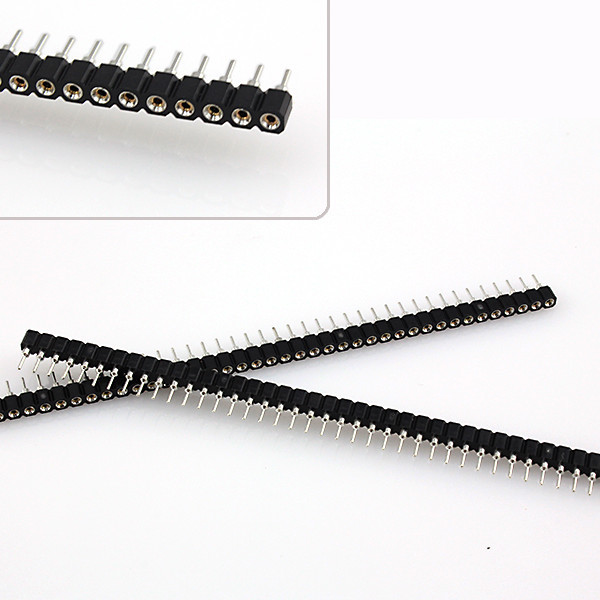 1pcs 40Pin Single Row 2.54mm Round Female Header Pin 3 1pcs 40Pin Single Row 2.54mm Round Female Header Pin - Image 3