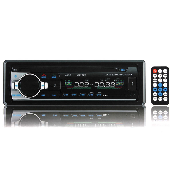 12V Car in Dash BT Stereo Radio Head Unit 1 Din MP3 Player AUX FM 1 12V Car in Dash BT Stereo Radio Head Unit 1 Din MP3 Player AUX FM