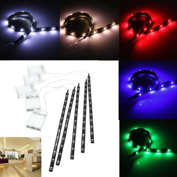 4.5V Battery Operated 30CM LED Strip Light Waterproof Craft Lights Hobby Light 1 4.5V Battery Operated 30CM LED Strip Light Waterproof Craft Lights Hobby Light