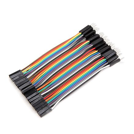 40pcs 10cm Male To Female Jumper Cable Dupont Wire 1