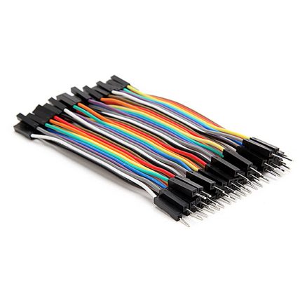 40pcs 10cm Male To Female Jumper Cable Dupont Wire 3