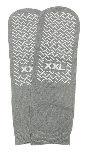 Slipper Socks; XXL Grey Pair Men's 12-13 1 Slipper Socks; XXL Grey Pair Men's 12-13