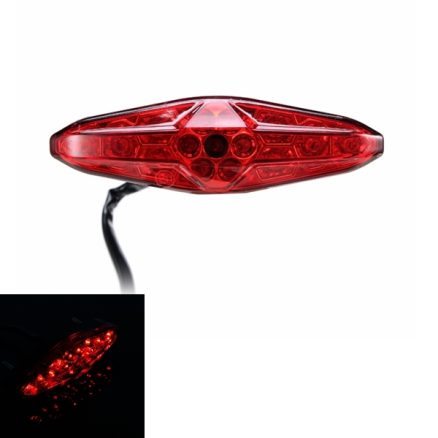 12V Motorcycle Retro Brake Light Plate Tail Lights For Harley Cruise Prince 1