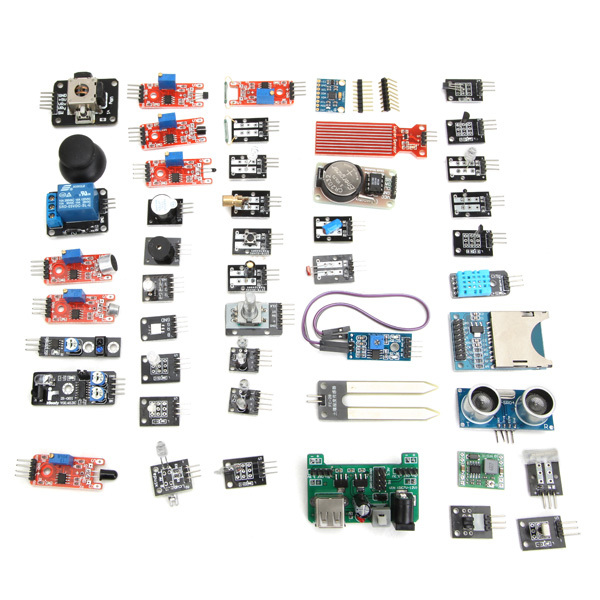 Geekcreit 45 In 1 Sensor Module Board Starter Kits Upgrade Version For Arduino UN0 R3 MEGA2560 Plastic Bag Package 2