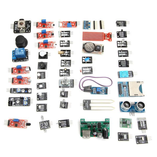 Geekcreit 45 In 1 Sensor Module Board Starter Kits Upgrade Version For Arduino UN0 R3 MEGA2560 Plastic Bag Package 1 Geekcreit 45 In 1 Sensor Module Board Starter Kits Upgrade Version For Arduino UN0 R3 MEGA2560 Plastic Bag Package