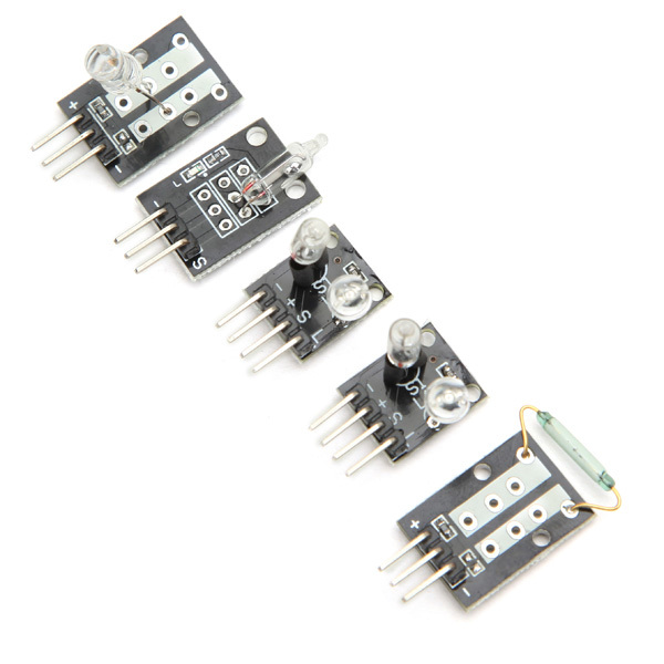 Geekcreit 45 In 1 Sensor Module Board Starter Kits Upgrade Version For Arduino UN0 R3 MEGA2560 Plastic Bag Package 6 Geekcreit 45 In 1 Sensor Module Board Starter Kits Upgrade Version For Arduino UN0 R3 MEGA2560 Plastic Bag Package - Image 6