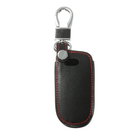 Car Key Case Cover 4 Buttons PU Leather Key FOB Case Cover For Jeep Grand Chrysler 300 Dodge 5