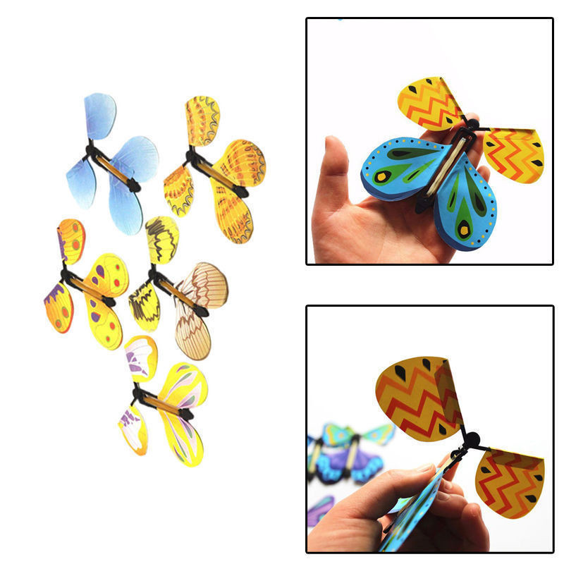 1PC Magic Props Flying Butterfly Hand Transformation Toys For Kids Christmas Tricky Funny Joke 2 1PC Magic Props Flying Butterfly Hand Transformation Toys For Kids Christmas Tricky Funny Joke - Image 2