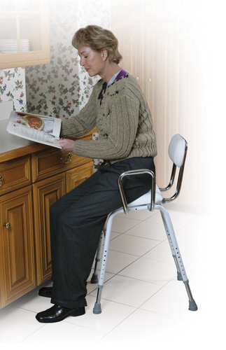 Kitchen (All-Purpose) Stool w/Adjustable Arms 2