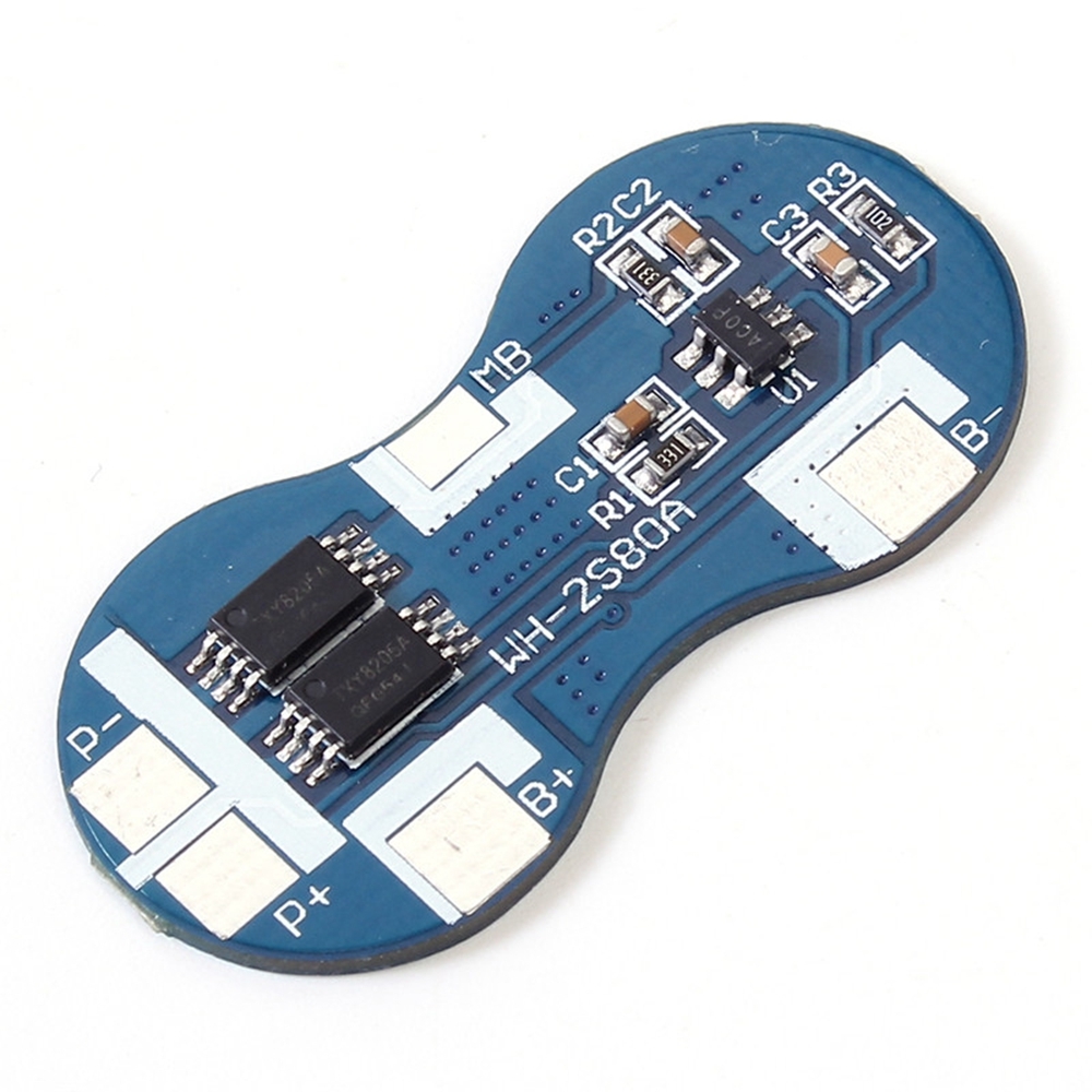 2S Li-ion 18650 Lithium Battery Charger Protection Board 7.4V Overcurrent Overcharge Overdischarge Protection 1
