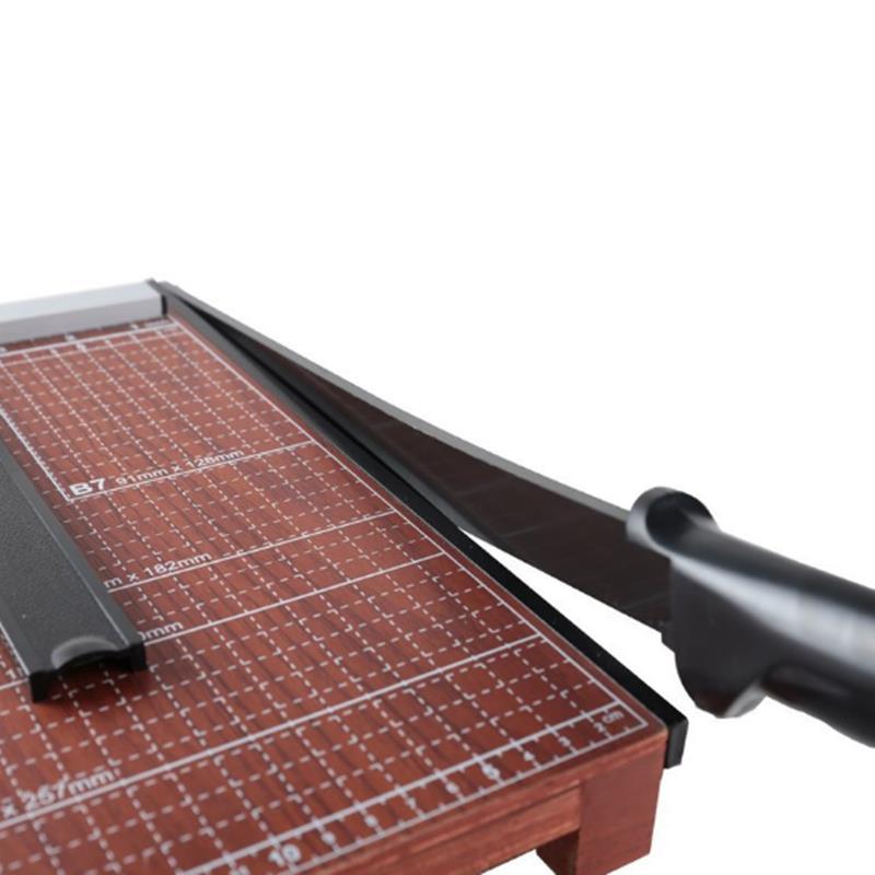 Deli 8004 Portable A4 Wooden Paper Photo Cutter Paper Trimmer Scrap Machine For Home Office 2 Deli 8004 Portable A4 Wooden Paper Photo Cutter Paper Trimmer Scrap Machine For Home Office - Image 2