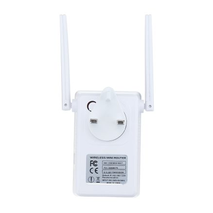 300Mbps Wireless Wifi Range Repeater Booster 802.11 Dual Antennas Wireless AP Router with LAN WAN Port 3