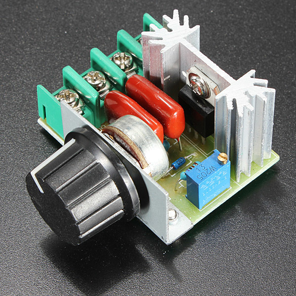 10Pcs 2000W Speed Controller SCR Voltage Regulator Dimming Dimmer Thermostat 2