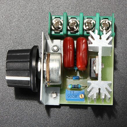 10Pcs 2000W Speed Controller SCR Voltage Regulator Dimming Dimmer Thermostat 3