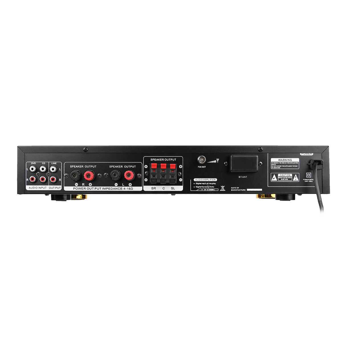 Sunbuck AV-628BT 1120W 5CH bluetooth 4ohm Stereo Surround Power Amplifier 2 Sunbuck AV-628BT 1120W 5CH bluetooth 4ohm Stereo Surround Power Amplifier - Image 2