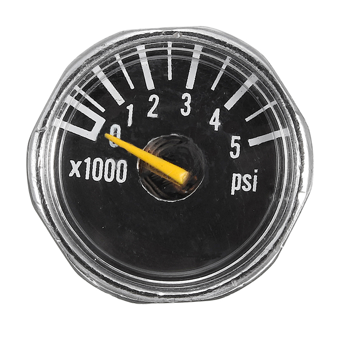 Micro Gauge 1 inch 25mm 0 to 5000psi High Pressure for HPA Paintball Tank CO2 PCP 2