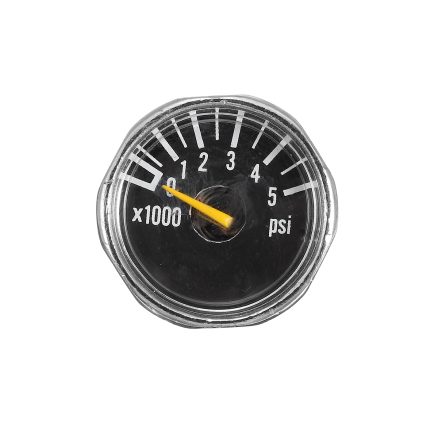 Micro Gauge 1 inch 25mm 0 to 5000psi High Pressure for HPA Paintball Tank CO2 PCP 4