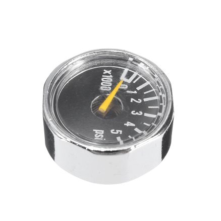 Micro Gauge 1 inch 25mm 0 to 5000psi High Pressure for HPA Paintball Tank CO2 PCP 5