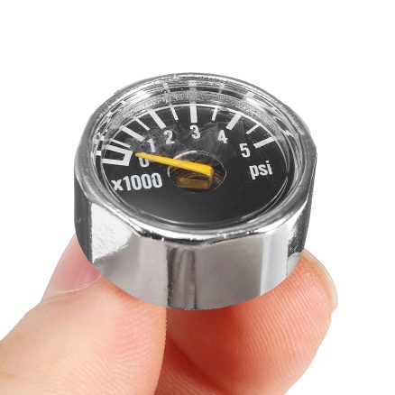 Micro Gauge 1 inch 25mm 0 to 5000psi High Pressure for HPA Paintball Tank CO2 PCP 7