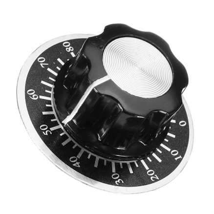10 Sets MF-A03 Bakelite Potentiometer Knob Cap Hat + 0-100 Digital Dial Scale Plate 4