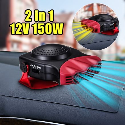 150W 2 in 1 Car Heater Heating and Cool Fan Windscreedn Demister Defroster 2