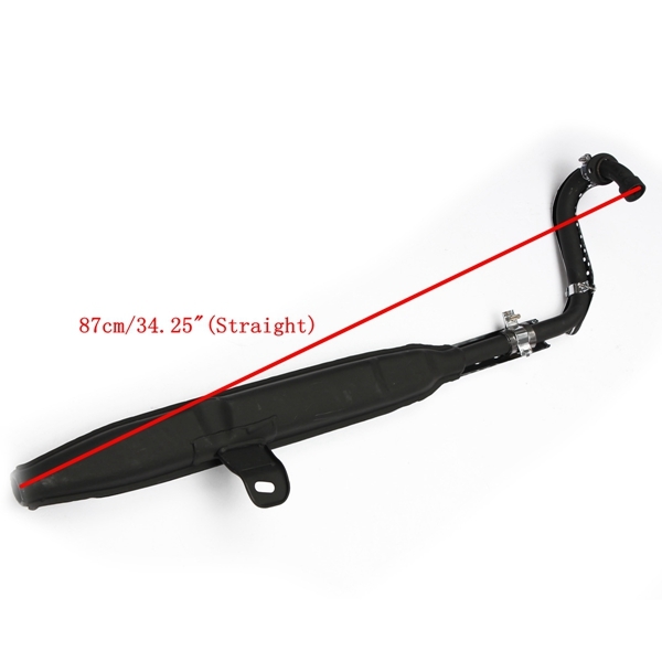 Muffler Exhaust Pipe Lifan For Mini Trail Honda CT 70 49cc 72cc 86cc 107cc 7 Muffler Exhaust Pipe Lifan For Mini Trail Honda CT 70 49cc 72cc 86cc 107cc - Image 7