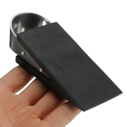 Rubber & Stainless Steel Door Stop Wedge Safety Protector Stopper Block 7
