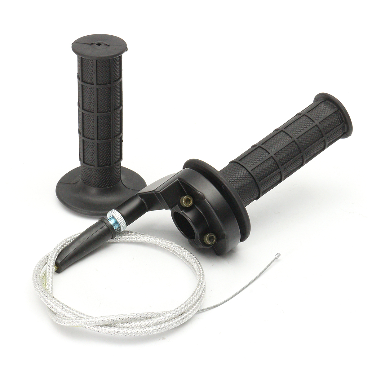 7/8inch 22mm Handlebar Hand Grip with Throttle Cable Motorcycle Bike Universal 2