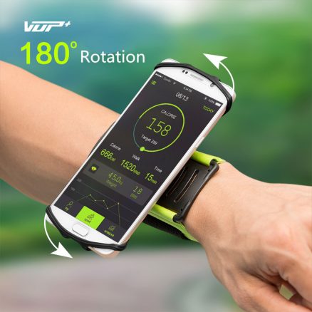 VUP 180?° Rotation Sport Running Cycling Adjustable Wrist Band Bag For 4-6 Inches Smartphone 2