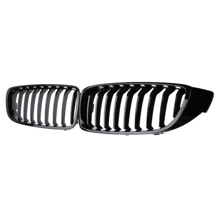 Car Gloss Black Kidney Grill Grille For BMW 4 Series F32 F33 F36 F82 Models Coupe 2