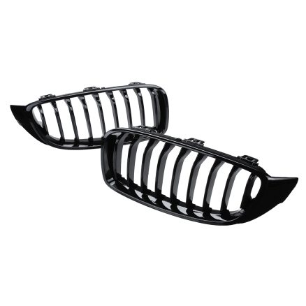 Car Gloss Black Kidney Grill Grille For BMW 4 Series F32 F33 F36 F82 Models Coupe 3