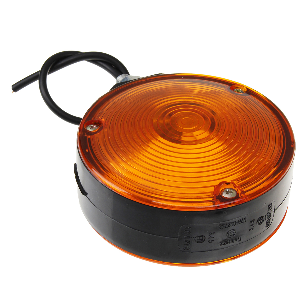 Trailer Truck Lorry Lollipop Earring Amber Mirror Side Maker Lamp Light 5 Trailer Truck Lorry Lollipop Earring Amber Mirror Side Maker Lamp Light - Image 5