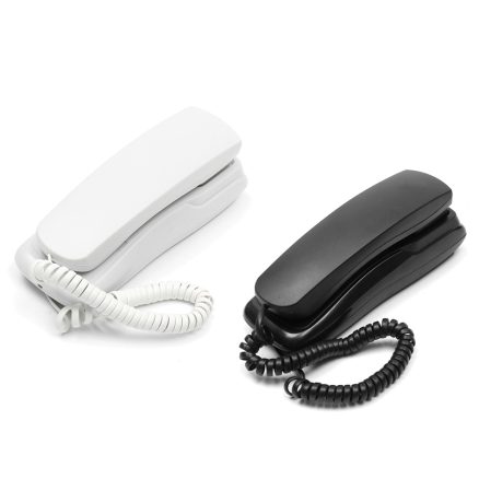 1Pcs 48V Standard Phone Corded Telephone Analog Desk Wall Mount Flash Redial For Office Home 2