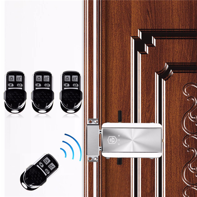 Remote Control Door Lock Wireless Lock Anti-theft Lock Automatically Intelligence Household for Home 5 Remote Control Door Lock Wireless Lock Anti-theft Lock Automatically Intelligence Household for Home - Image 5
