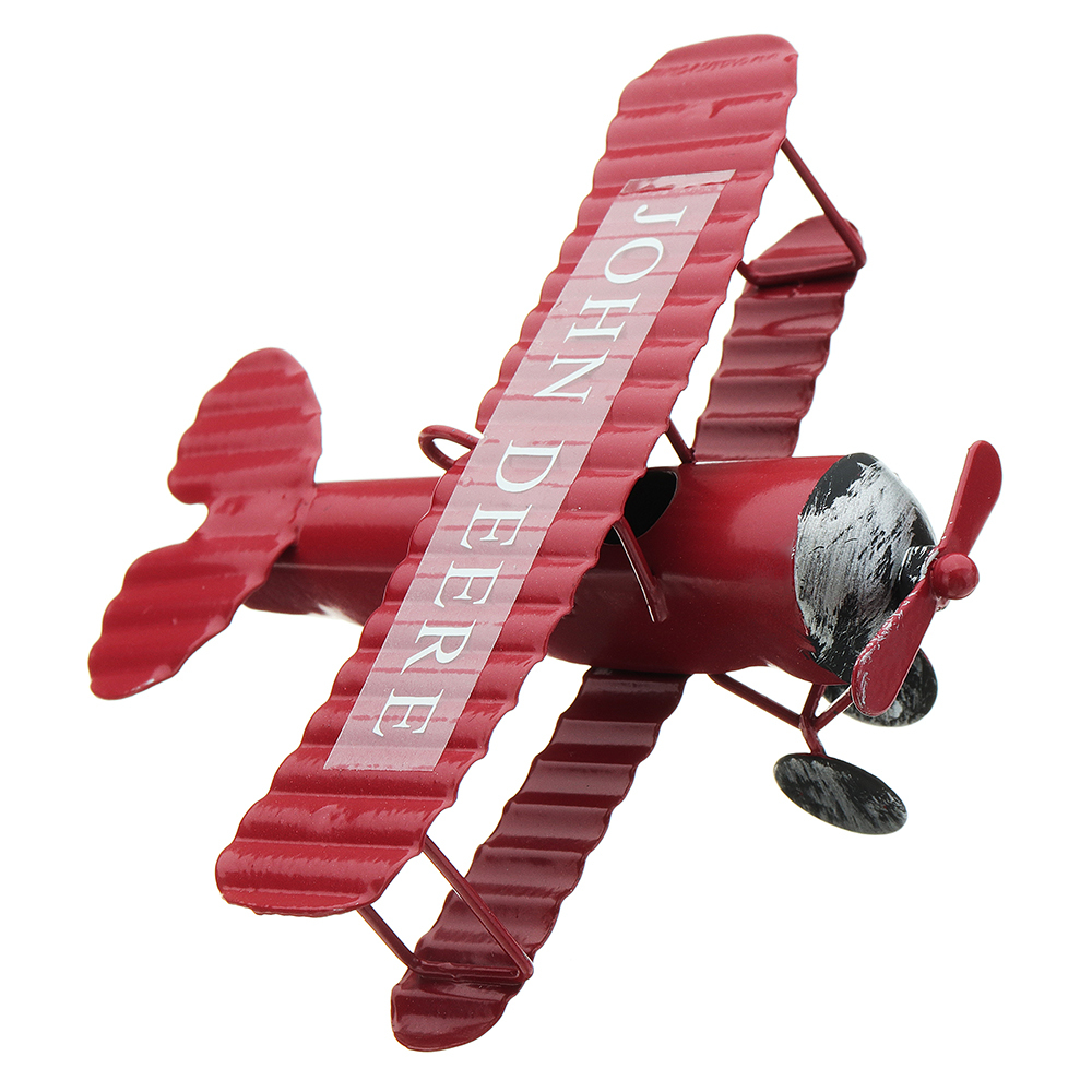 Zakka Plane Toy Classic Model Collection Childhood Memory Antique Tin Toys Home Decor 4 Zakka Plane Toy Classic Model Collection Childhood Memory Antique Tin Toys Home Decor - Image 4